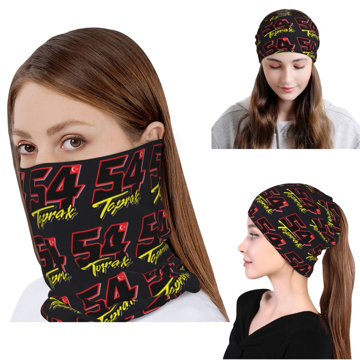 Knit Beanie Hat Warm - Toprak Razgatlioglu 54 Bandana Leher Gaiter