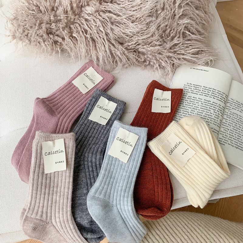 Thermal Sock Wool - Kaus kaki wanita wol kasmir musim