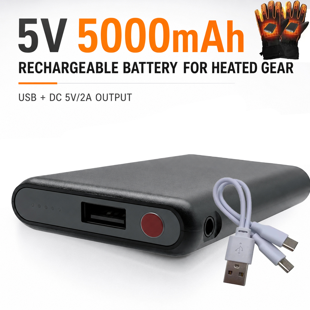Sarung tangan pemanas, 5V 5000 - Heated Vest Battery ulasan dan harga