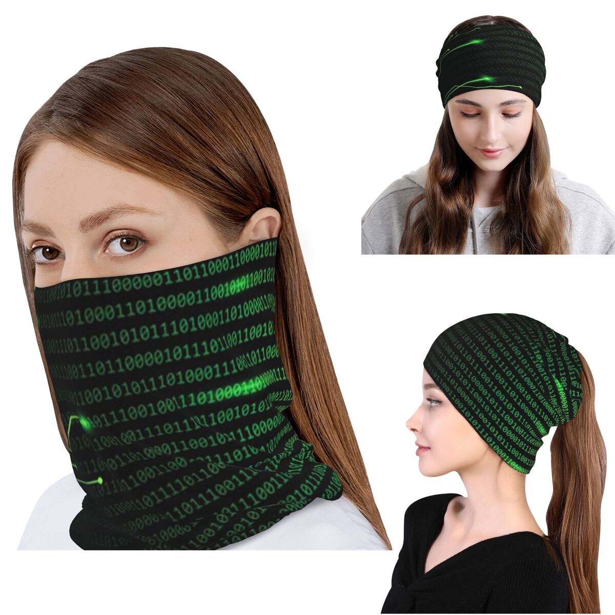 Kode Biner di Dalam Selimut da - Knit Beanie Hat Warm ulasan dan harga