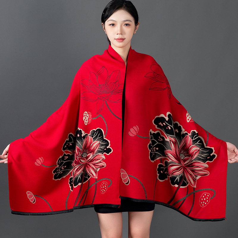 Syal Musim Dingin Wanita Syal  - Shawl Wrap Winter ulasan dan harga