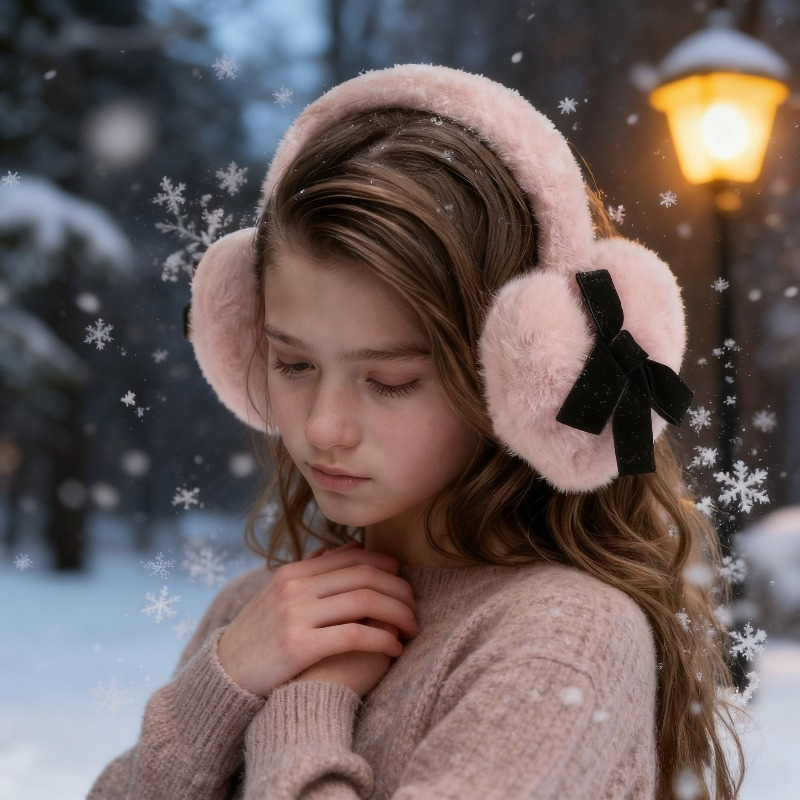 1 Buah Penutup Telinga Wanita  - Earmuffs Foldable ulasan dan harga