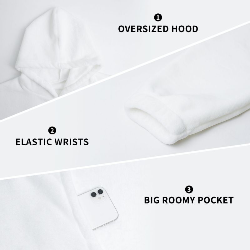Hoodie Selimut Retro Motif Bun - Sherpa Hoodie Fleece ulasan dan harga