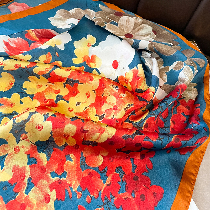 Syal sutra persegi untuk wanit - Shawl Wrap Winter ulasan dan harga