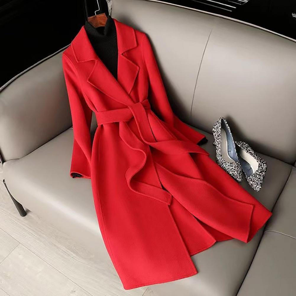 Mantel Wol Wanita, Mantel Panj - Wool Coat Peacoat ulasan dan harga