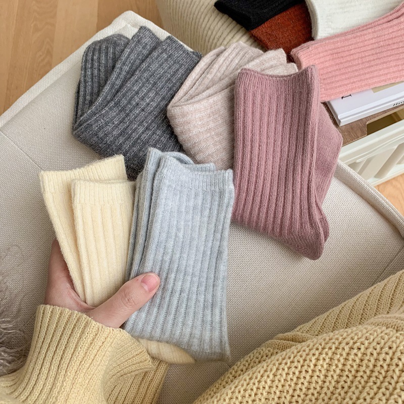 Kaus kaki wanita wol kasmir mu - Thermal Sock Wool ulasan dan harga