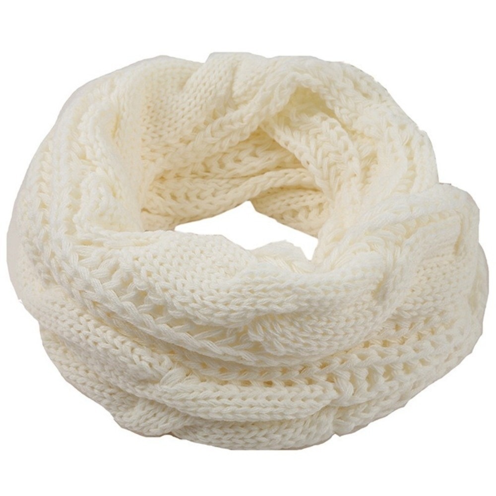Syal Rajut Warna Solid Elegan, - Wool Scarf Men ulasan dan harga