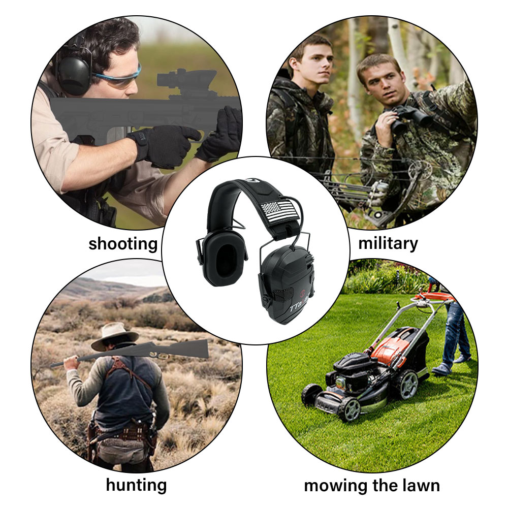 W1/W3 Headset Elektronik Lipat - Earmuffs Foldable ulasan dan harga