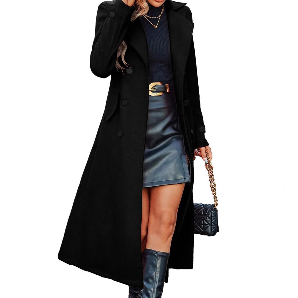 Mantel Musim Gugur Wanita Mant - Wool Coat Peacoat ulasan dan harga
