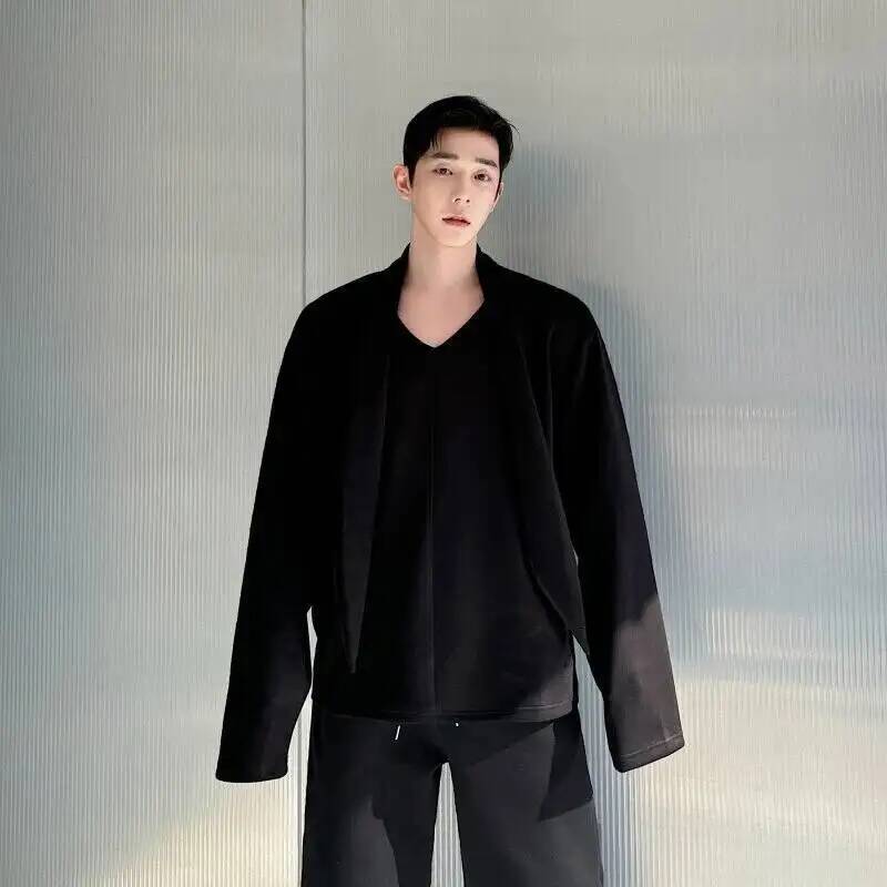 V Avant-Garde Hoodie Kerah Pri - Wool Scarf Men ulasan dan harga